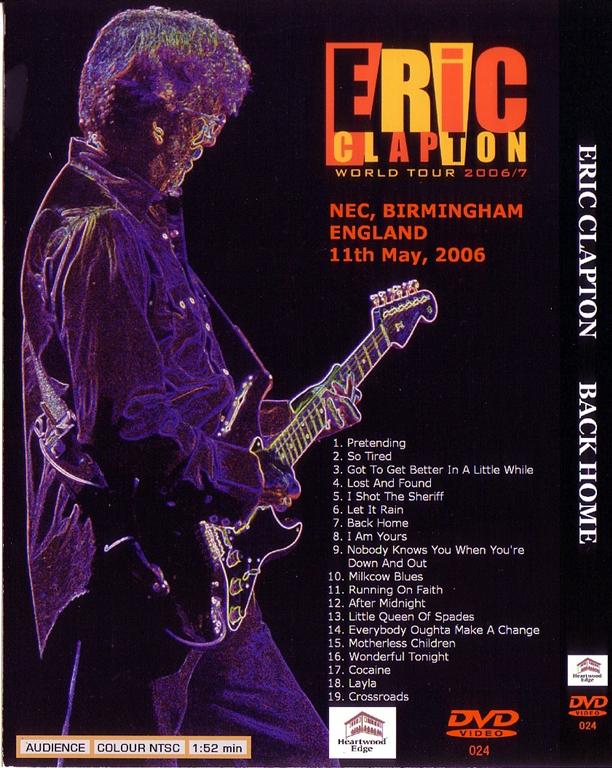 Eric Clapton Back Home 1dvd Giginjapan