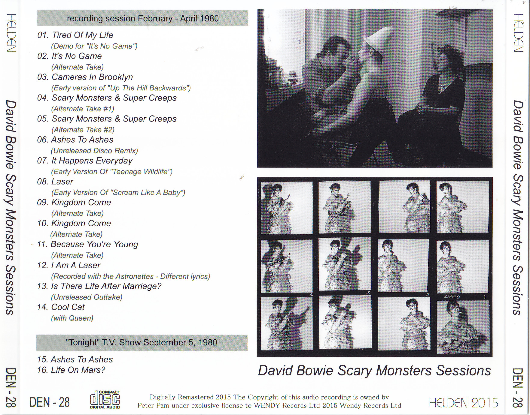 David Bowie Scary Monsters UK盤 歌詞カード付+spbgp44.ru