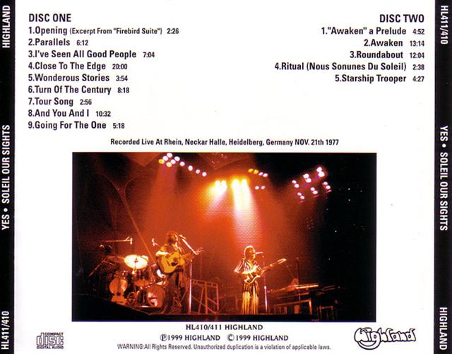 YES / Soleil Our Sights /2CD – GiGinJapan