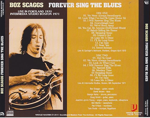 Boz Scaggs / Forever Sing The Blues / 2CDR – GiGinJapan