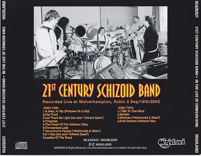 21st Century Schizoid Band / In the Live of Crimson King / 1CD