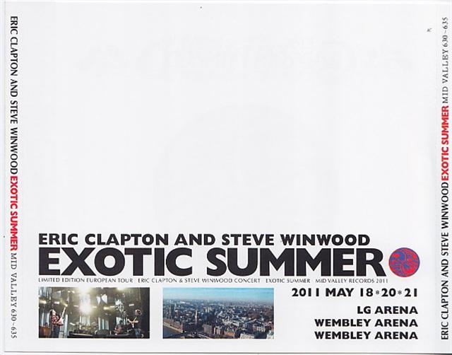 Eric Clapton & Steve Winwood / European Tour 2010 / 24 CD Box Sets 