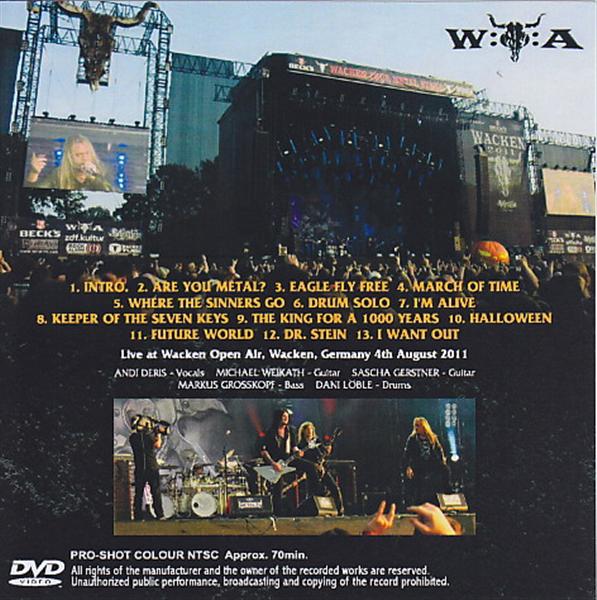 Helloween / Wacken Open Air 2011 / 1DVDR – GiGinJapan