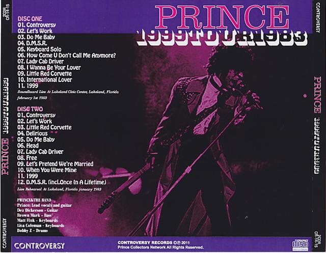 Prince / 1999 Tour 1983 / 2CDR – GiGinJapan