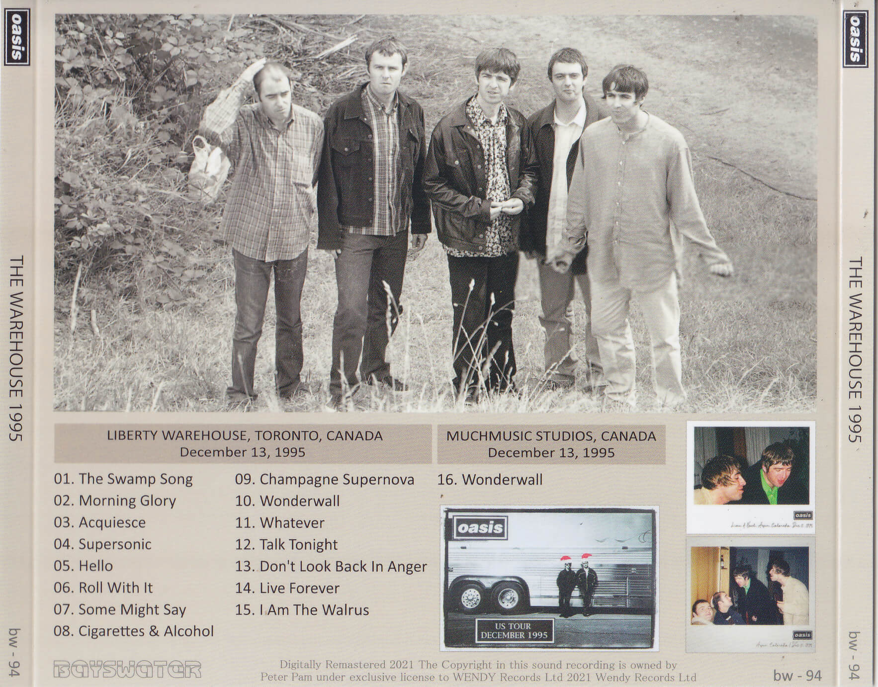 Oasis レコード 1995年版-