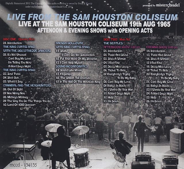 The live Beatles Sam Houston CD - CD