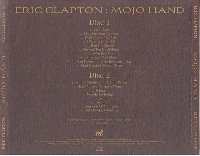 Eric Clapton / Mojo Hand / 2CD – GiGinJapan
