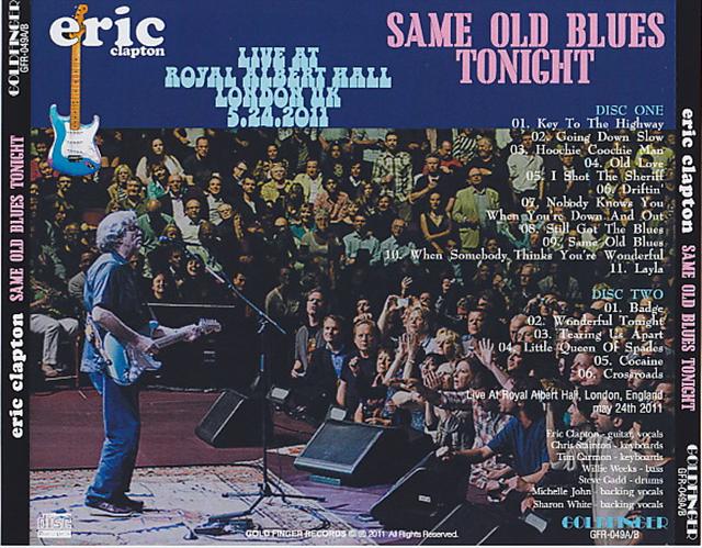 Eric Clapton / Same Old Blues Tonight / 2CDR – GiGinJapan