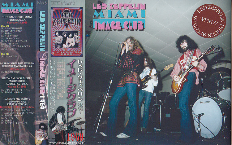 Led Zeppelin / Miami Image Club 1969 / 2CD Wx OBI Strip – GiGinJapan