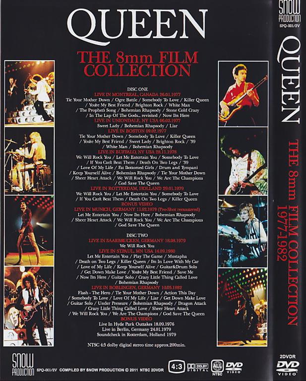 Queen / The 8mm Film Collection 1977-1982 / 2DVDR – GiGinJapan