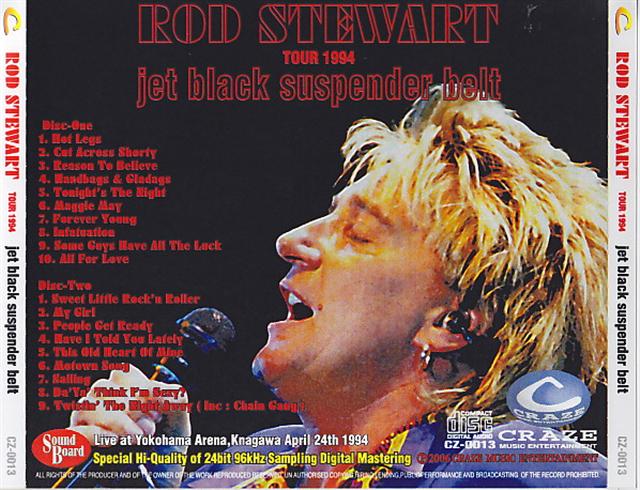 Rod Stewart / Tour 1994 Jet Black Suspender Belt / 2CD – GiGinJapan