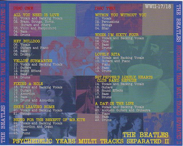 Beatles / Psychedelic Years Multi Tracks Separated II / 2CD 