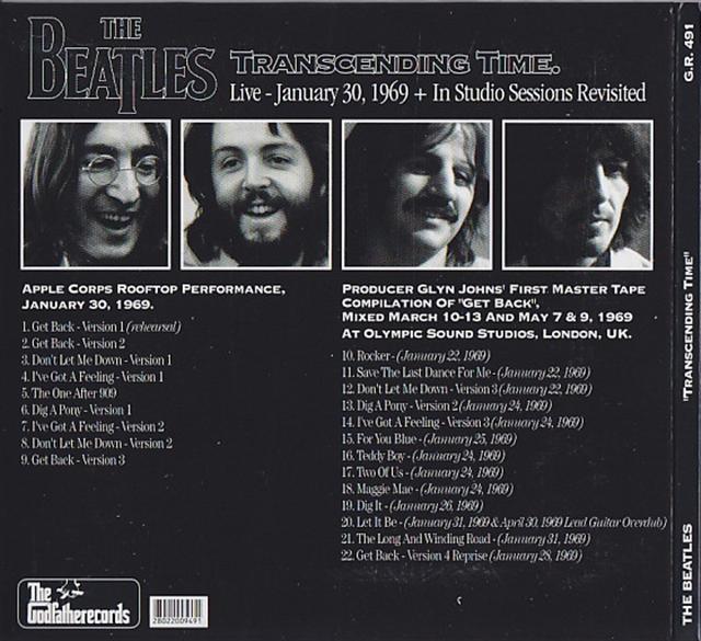 Beatles / Transcending Time / 1CD Trifold Papercase – GiGinJapan