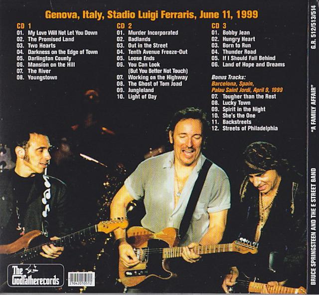 Bruce Springsteen u0026 The E Street Band / A Family Affair / 3CD Digipak –  GiGinJapan