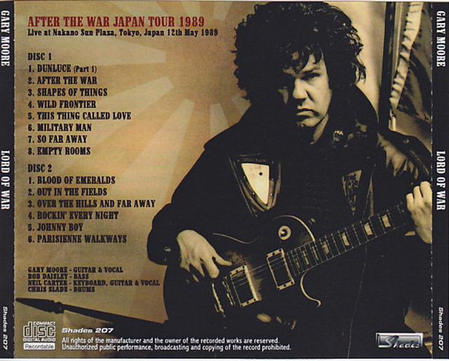 Gary Moore / Lord Of War / 2CDR – GiGinJapan