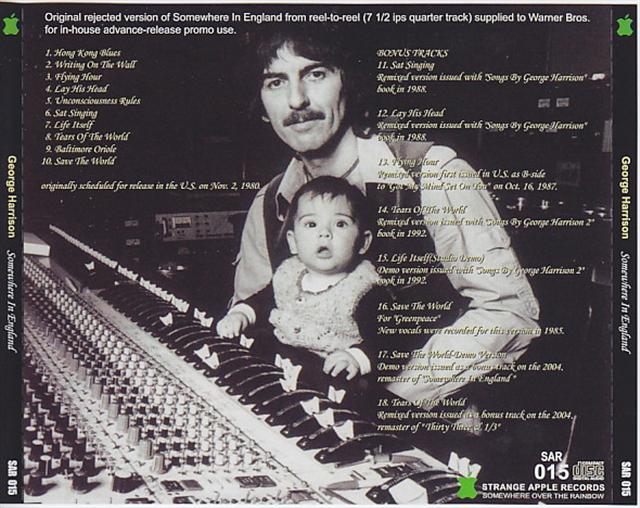 George Harrison / Somewhere In England / 1CD – GiGinJapan