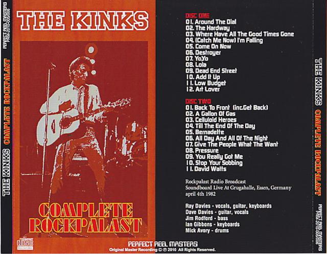 Kinks / Complete Rockpalast / 2CDR – GiGinJapan