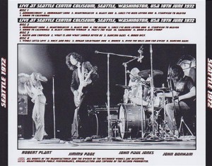 Led Zeppelin / Seattle 1972 / 4CD – GiGinJapan
