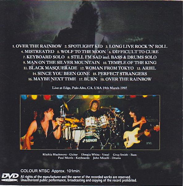 Ritchie Blackmore’s Rainbow / Over The Edge /1 DVDR – GiGinJapan