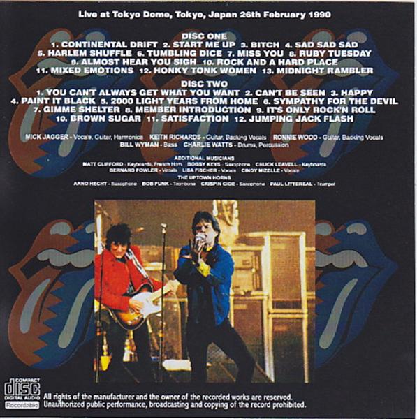 Rolling Stones / 226 Dome On Wheels Extra / 2 CDR – GiGinJapan