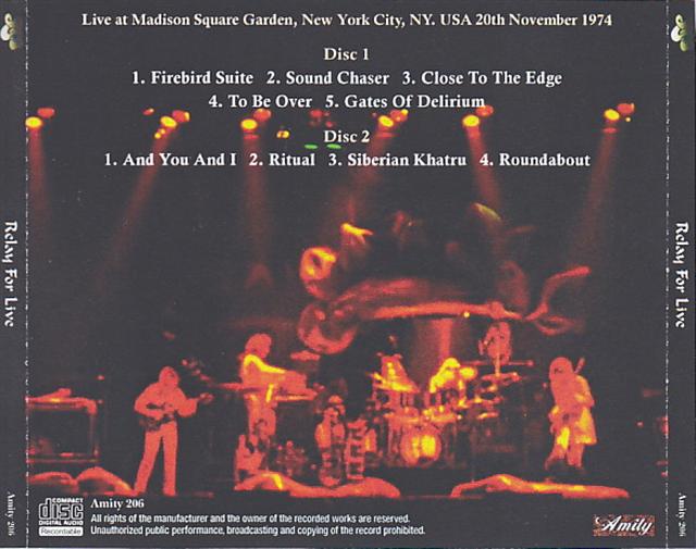 YES / Relay For Live / 2CDR – GiGinJapan