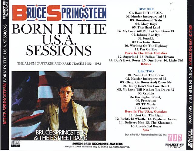 Bruce Springsteen Born In The USA Sessions 2CDR GiGinJapan