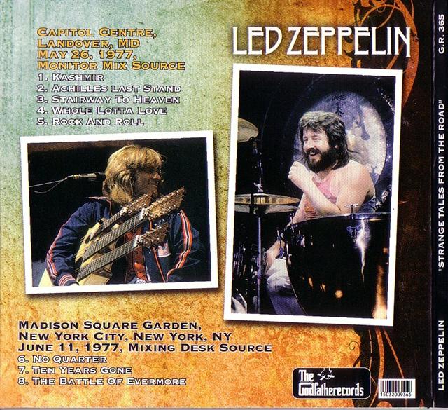 Led Zeppelin / Strange Tales From The Road / 1CD Digipak – GiGinJapan