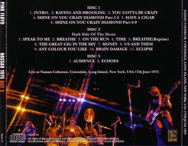 Pink Floyd / Nassau 1975 Day 2 / 3CD – GiGinJapan