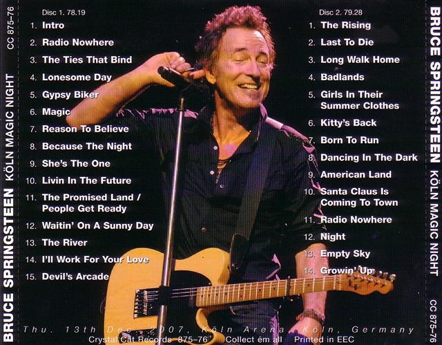 Bruce Springsteen & The E Street Band / Koln Magic Night / 2CD – GiGinJapan