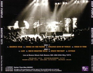 Deep Purple / Boston 1973 / 2CD – GiGinJapan