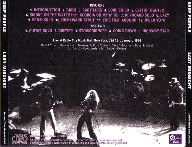Deep Purple / Lady Midnight /2CD – GiGinJapan