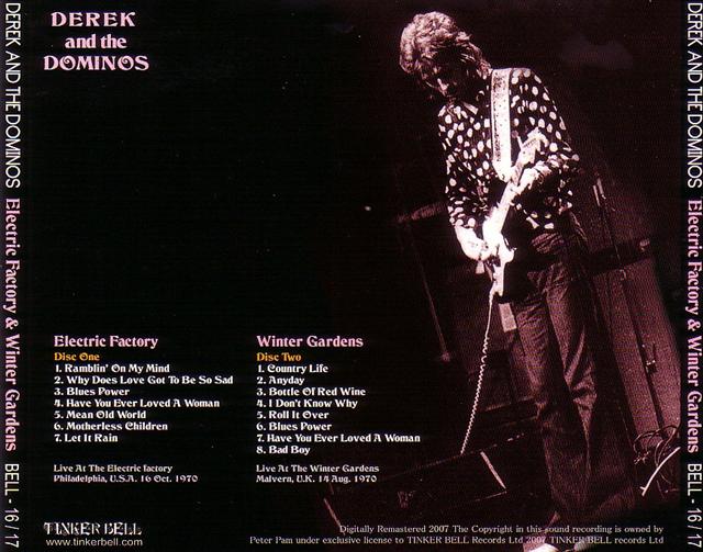 Derek And The Dominos / Electric Factory & Winter Gardens / 2CD Wx