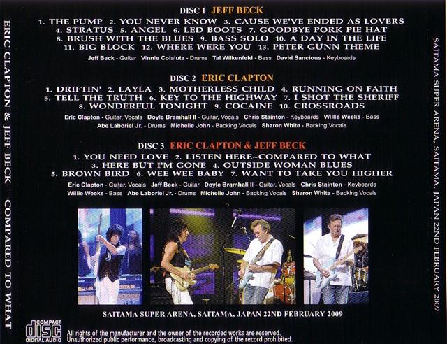 Eric Clapton & Jeff Beck / Compared To What /3CD – GiGinJapan