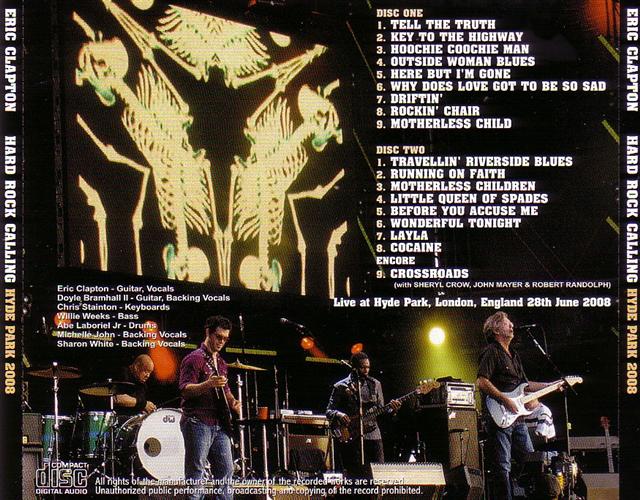 Eric Clapton / Hard Rock Calling Hyde Park 2008 / 2CD – GiGinJapan