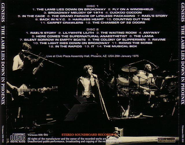 Genesis / The Lamb Lies Down In Phoenix /2CD – GiGinJapan