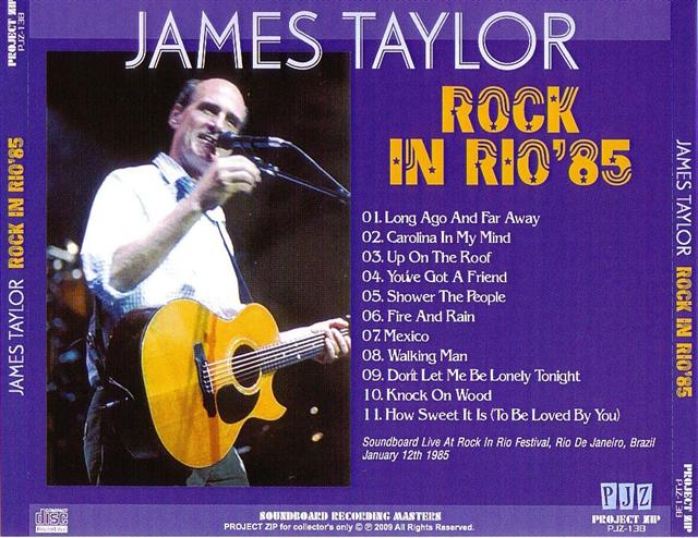 James Taylor / Rock In Rio 85 / 1CDR – GiGinJapan