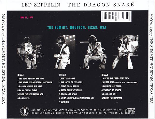 Led Zeppelin / The Dragon Snake / 3CD Digipak – GiGinJapan