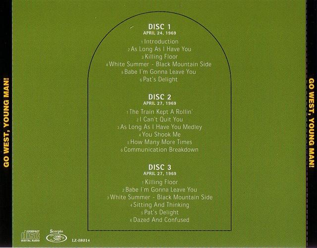 Led Zeppelin / Go West Young Man /3CD – GiGinJapan