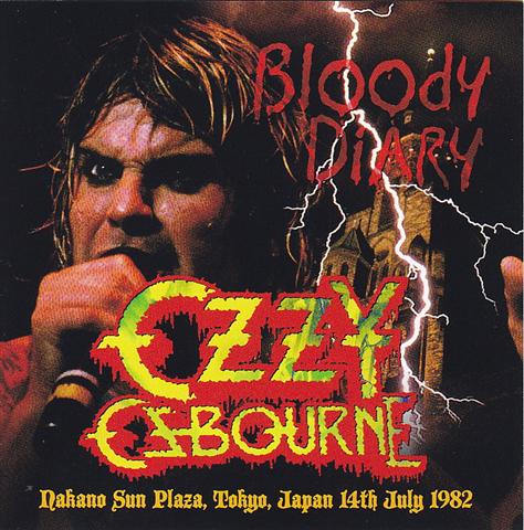 ラッピング不可】 Diary Bloody / Osbourne Ozzy 洋楽 / '82 Tokyo 