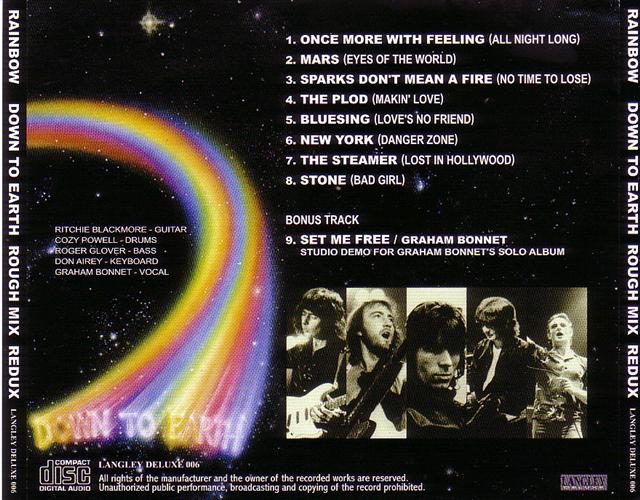 Rainbow – Down To Earth (2011, Digipak, CD) - Discogs