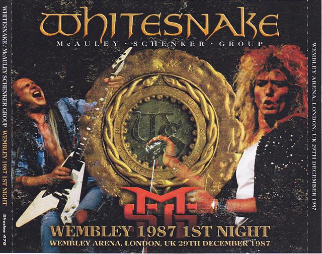 Whitesnake / McAuley Schenker Group / Wembley 1987 1st Night / 3CDR –  GiGinJapan