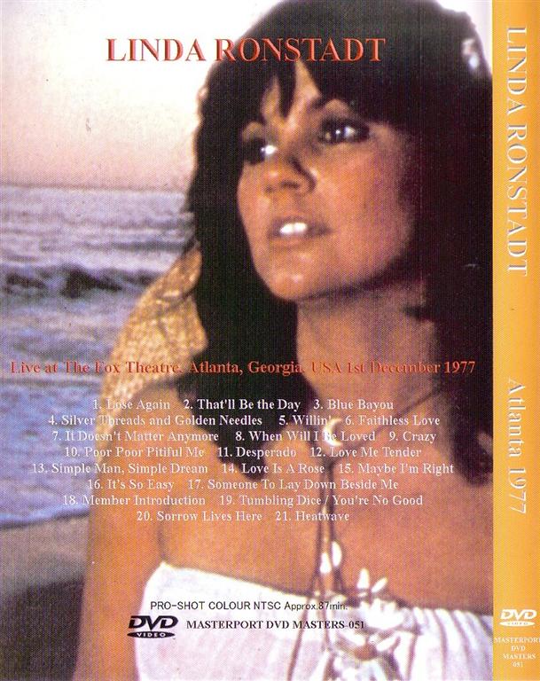 Linda Ronstadt / Atlanta 1977 / 1DVD – GiGinJapan