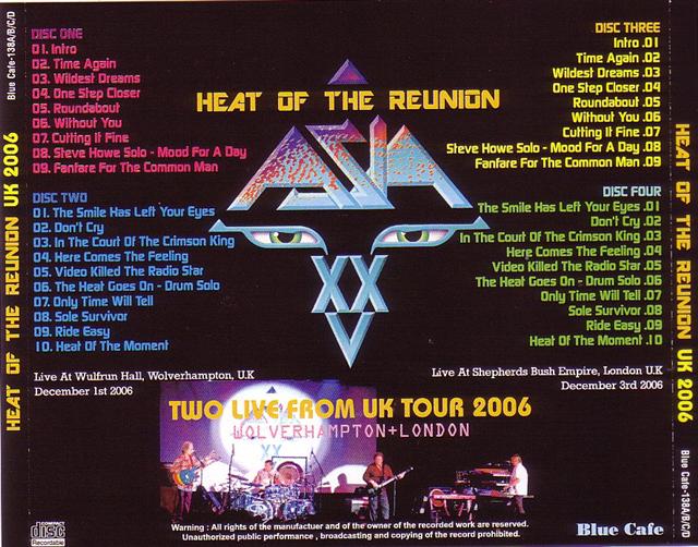 Asia / Heat Of The Reunion UK 2006 / 4CDR – GiGinJapan