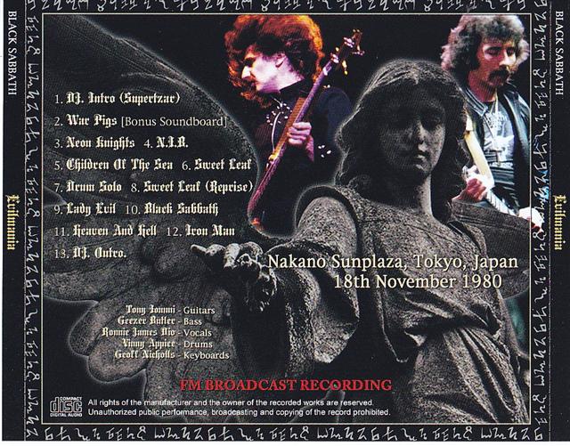 Black Sabbath / Evilmania /1CD – GiGinJapan