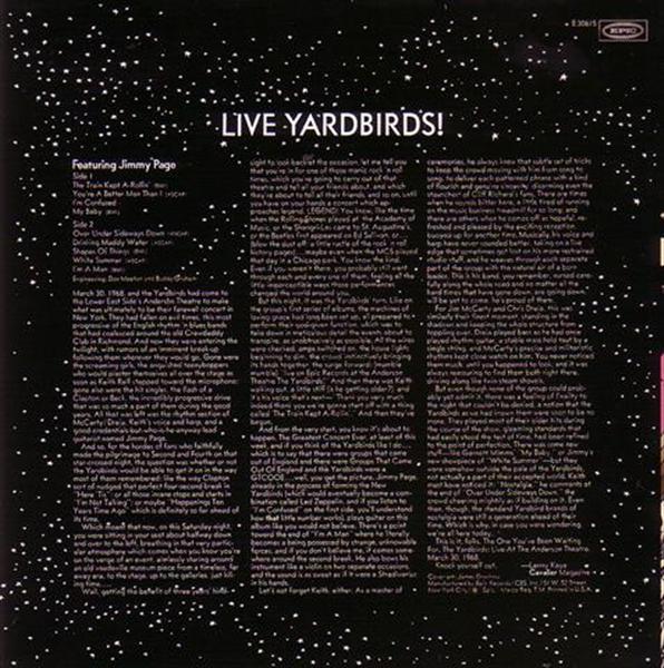 Jimmy Page / Live Yardbirds /1CD Papersleeves – GiGinJapan
