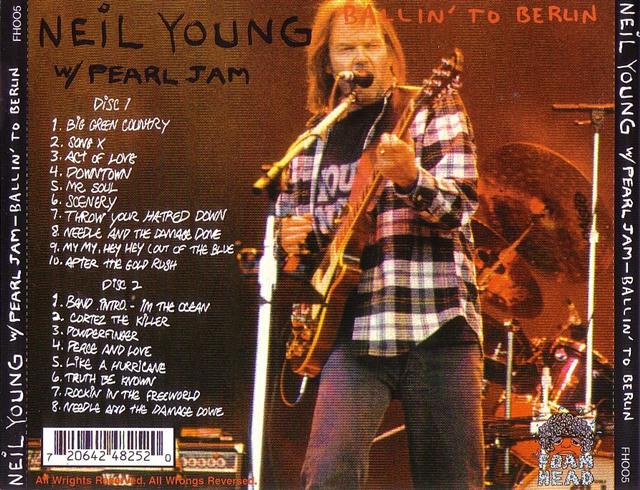 Neil Young With Pearl Jam / Ballin To Berlin /2CD – GiGinJapan