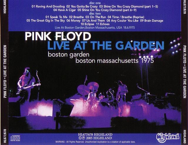 Pink Floyd / Live At The Garden / 2CD – GiGinJapan
