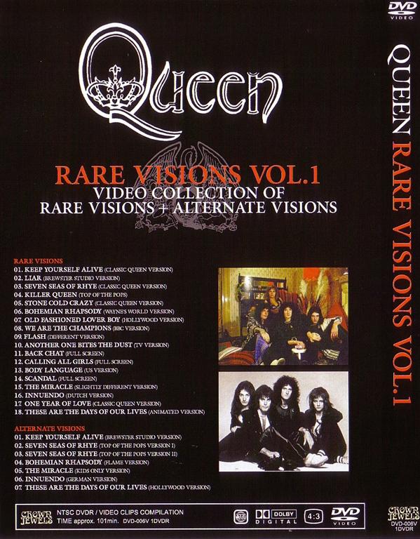 Queen / Rare Visions Vol 1 / 1DVDR – GiGinJapan