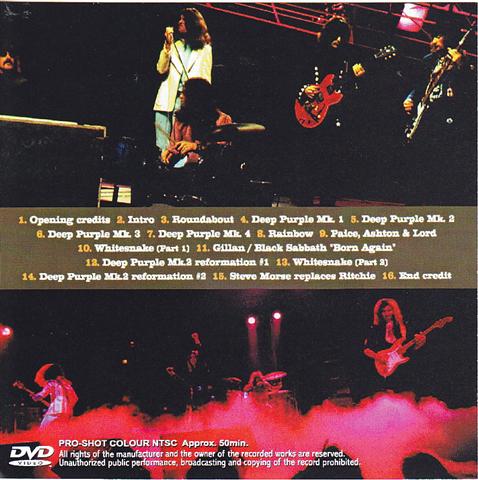 Deep Purple / Rock Family Trees / 1 DVDR – GiGinJapan