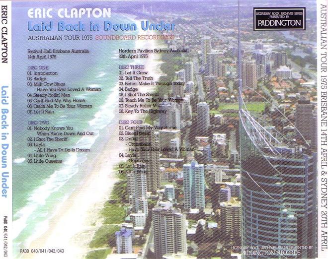 Eric Clapton / Laid Back In Down Under / 4CD – GiGinJapan
